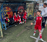 2016 della scuola calcio La Pelota durante una partita